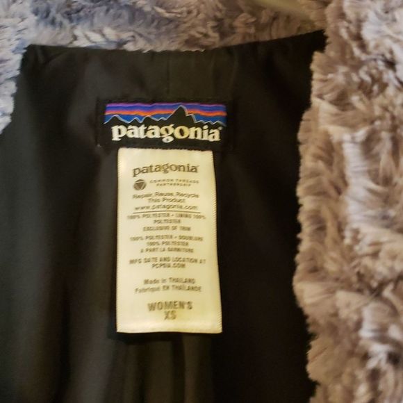 EUC Patagonia Fur Fleece Teddy Soft Sleeveless Jacket - Picture 3 of 6